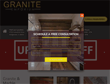 Tablet Screenshot of granitemporium.com
